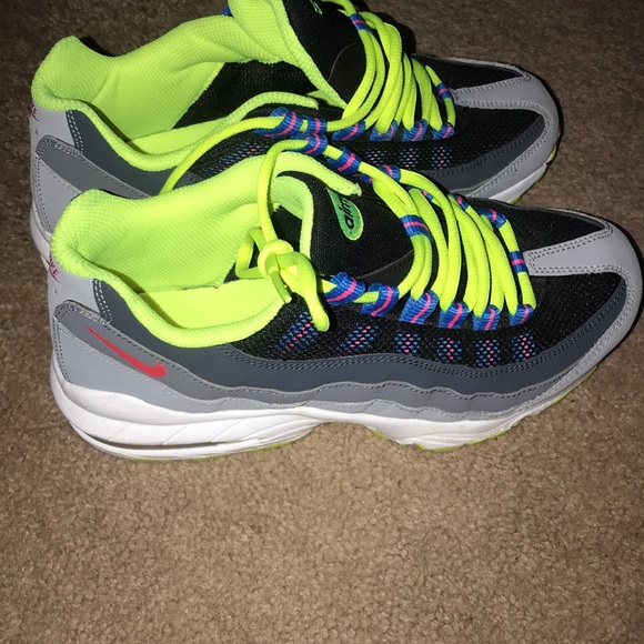 neon green air force 1 grade school